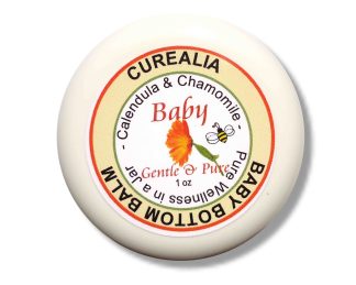 diaper balm, baby bottom, cradle cap, calendula balm, chamomile balm