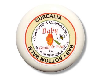 diaper balm, baby bottom, cradle cap, calendula balm, chamomile balm