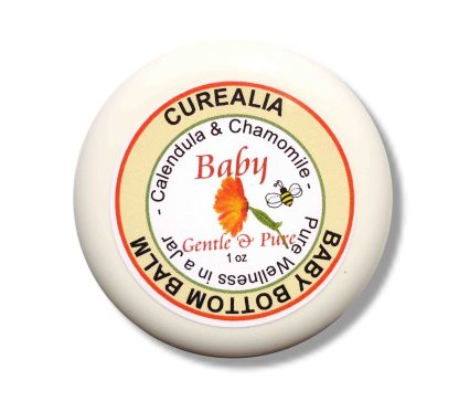 diaper balm, baby bottom, cradle cap, calendula balm, chamomile balm