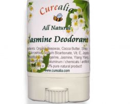natural deodorant no aluminum, jasmine deodorant all natural, curealia natural remedies