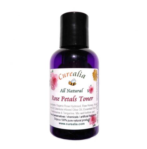natural rose toner, regenerate skin, face toner, no chemicals
