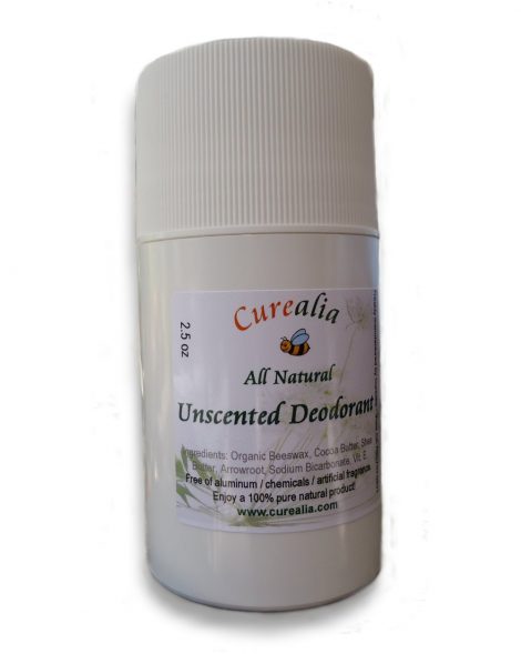 natural unscented deodorant curealia